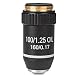 Biological Microscope 100X Oil High Power Objective Lens 195 Achromatic Microscope Accessories RMS 20.2mm Standard Thread for Biological Microscope