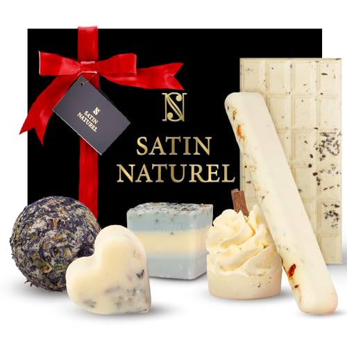 Satin Naturel | Bio Badepralinen Geschenkset - 8