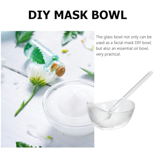 Set de Bowl para Mezclar Mascarillas Faciales de Vidrio miniatura 4