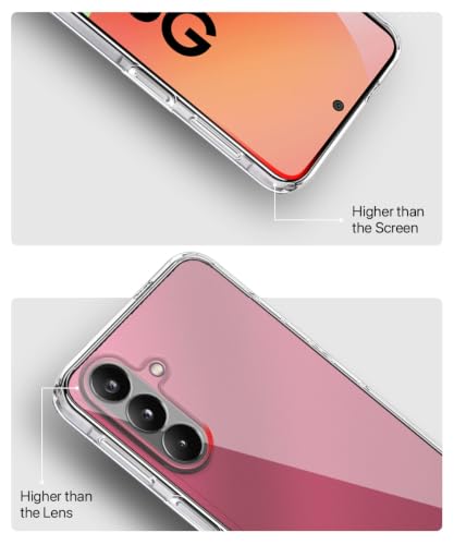 Image of WOW IMAGINE Transparent Back Cover for Samsung Galaxy M47 5G | Raised Bumps for Full Device & Camera Protection TPU Silicone Back Case Mobile Cover - Transparent