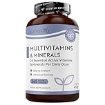 Nutravita Multivitaminico e Minerali - 365 Compresse Vegane (Fornitura di 1 anno) con 26 Vitamine e Minerali Essenziali - Compresse Multivitaminiche per Uomini e Donne - Prodotto nel Regno Unito
