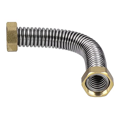 Edelstahl-Wellschlauch, Flexibler Edelstahl-Wellwasser-Heizungsanschluss (G3/4-Außengewinde)