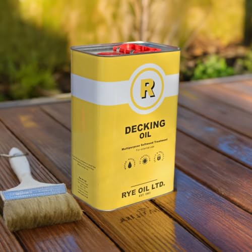 DECKING Oil 5L - SOFTWOOD Treatment - Clear - in TIN