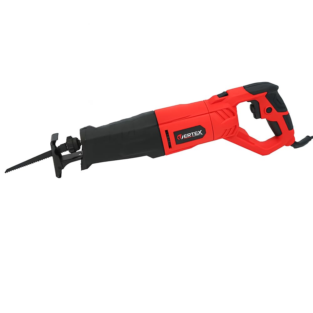 Vertex VSZ850 Piła Szablasta, Piła Lis Ogon 850W, 2800 obr/min, Głębokość Cięcia 115mm, z Podświetleniem LED, Obrotową Rękojeścią, do Drewna i Stali