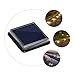 AUTSUPPL 1pc Solar Outdoor Step Lights Solar Power Light for Garden Stair and Pathway Easy Installation Durable Design for Decks and Patios Lighting Tool