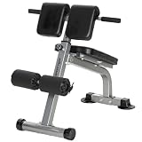 SPORTNOW Panca Romana Multifunzione Pieghevole Regolabile Altezza 150kg