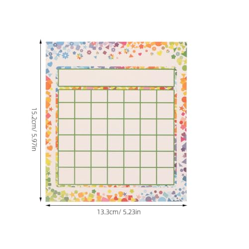 Tarjetas adhesivas decorativas VILLCASE de papel blanco con notas motivacionales de alta fijación 2