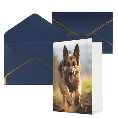 STVYUKL O[eBOJ[h t Thinking of You Card Running W[}VFp[hhbO Happy Birthday  ҏ 󔒂̃J[h @ 4x6