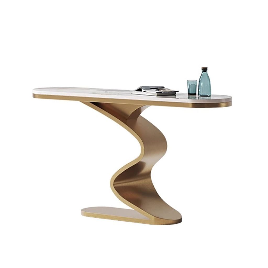 ENGENDER Console Tables Simple Entrance Marble Porch Table Slate Living Room Decoration Case End View