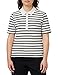 Produktbild Tommy Hilfiger Damen Poloshirt Kurzarm 1985 Pique Stripe Polo Regular Fit, Weiß (Breton Stripes W White/Desert Sky), XL