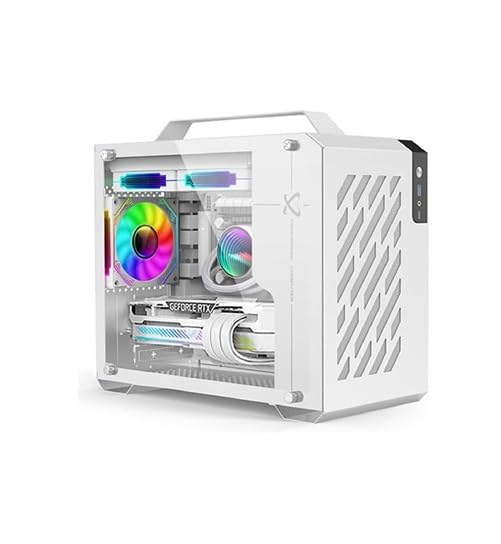 iDEALS PORTABLE MICRO BUDGET GAMING OR WORKSTATION DESKTOP PC WHITE : RYZEN 5 PROCESSOR | GPU (OPTION)| 16GB RAM | 1TB NVME/SSD | Windows (RYZEN 5 + RTX 5060 8GB GRAPHICS)