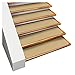 Set of 15 Skid-resistant Carpet Stair Treads - Camel Tan - 8 In. X 30 In. - Several Other Sizes to Choose From