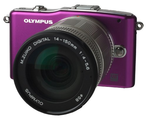 Olympus Pen E-PM1 Appareil Photo avec Objectif 14-150 mm Argenté 7,6 cm