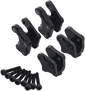 Integy RC Model C31159BLACK Alloy Front & Rear Linkage Mounts for Axial 1/10 RBX10 Ryft 4WD Rock Bouncer