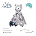 Minky Animal Snuggler Lovey Blanket for Kids, Babies, Boys, Girls, Gender Neutral Security Blanket with Stuffed Animal (Snowcap Bear)
