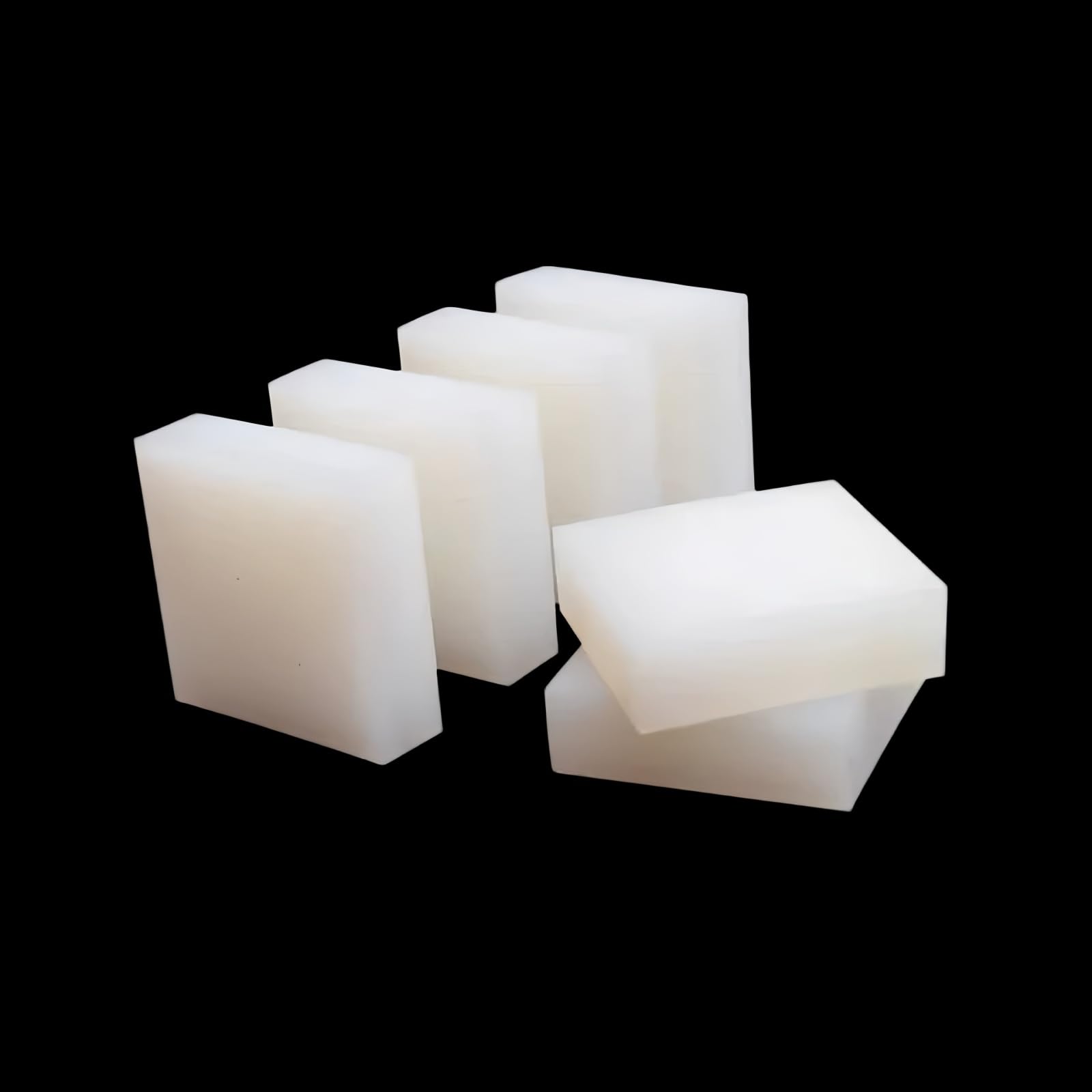Purzen Silicone Rubber Square Block 250X250mm Anti Vibration Non Slip Silicone Gasket for Furniture Industrial Equipment Home,2mm