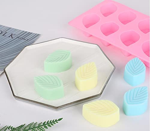2Pack 10-Cavity Leaf Silicone Soaps Mold By Garloy, The Leaves Silicone Mold For Making Homemade Chocolate Candy Gummy Jelly #TOP5