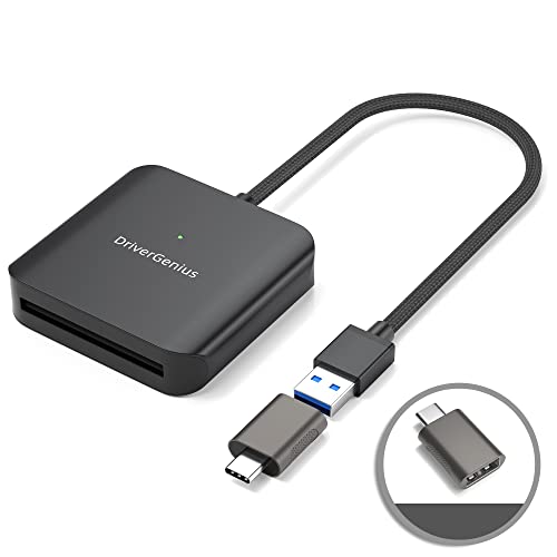 DriverGenius HB083-A CFast2.0 Card Reader - Accedere Rapidamente o Eseguire il Backup di Foto e Video dalle Fotocamere DSLR