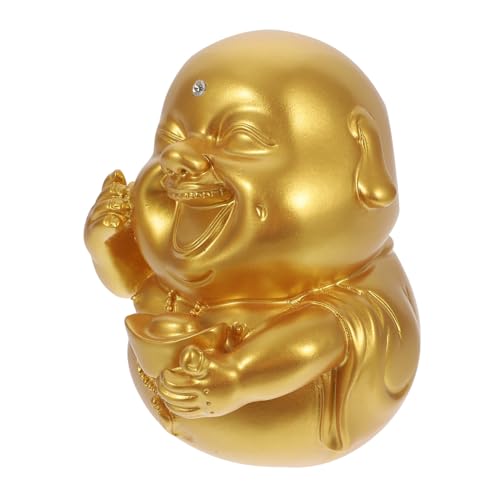 PRETYZOOM 1Pc Statua Di Buddha Ornamento Buddha Ornamento Statue Di Buddha Buddha Figura Maitreya Statua Di Buddha Giardino Statua Di Buddha Outdoor Desktop Maitreya Decorazione Scultura In