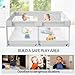 Baby Playpen, 47x47in Small Play Pen,Toddler Playpen for Apartment,Play Yard,Activity Fence, Extra Large Baby Playard