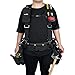 MELOTOUGH Tool Belt with Suspenders Tool Bag Supenders Framers Comb Apron Tool Belt Construction Tool Pouch Builder Heavy Duty Carpenter Suspension Rig for Electrician, Roofing,Contractor