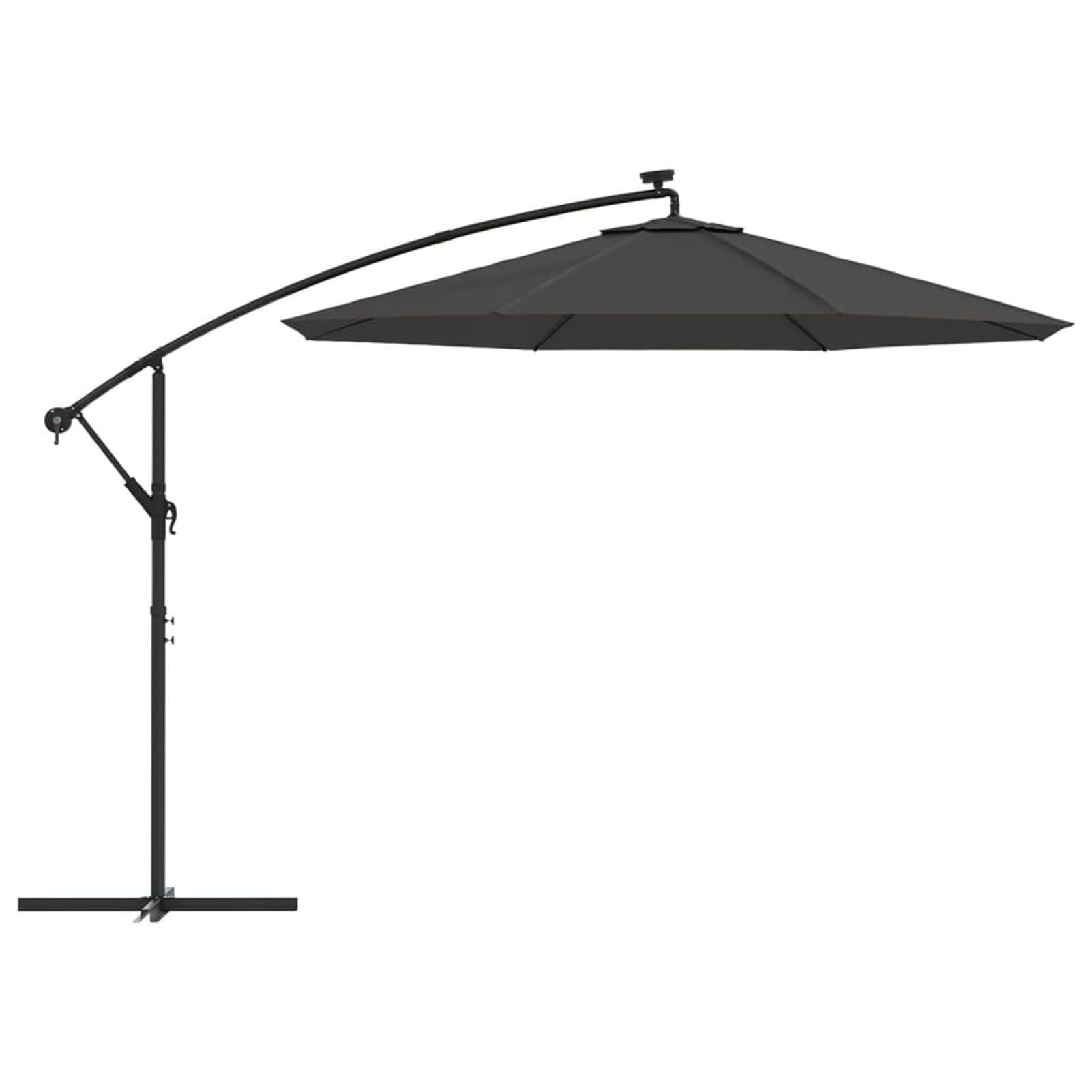 Telo di Ricambio per Ombrellone a Sbalzo Antracite 300 cm,Telo Gazebo Copertura in Tessuto Poliestere 100% - Telo per Gazebo da Giardino Esterno Vari Modelli