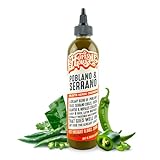 Humble House - Poblano & Serrano Pepper Hot Sauce, Zero-Calorie Low-Sodium Vegan Condiments for Chicken Wings, Tamales, Tacos, Sopes & More, All-Natural Preservative-Free Sauces for Food, 9.5 oz (1 Pack, Poblano & Serrano)
