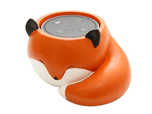 NeatoTek Cute Fox Holder Stand Mount Compatible with Alexa Echo Dot, Bose, Anker, Home Mini Round Speakers Accessories