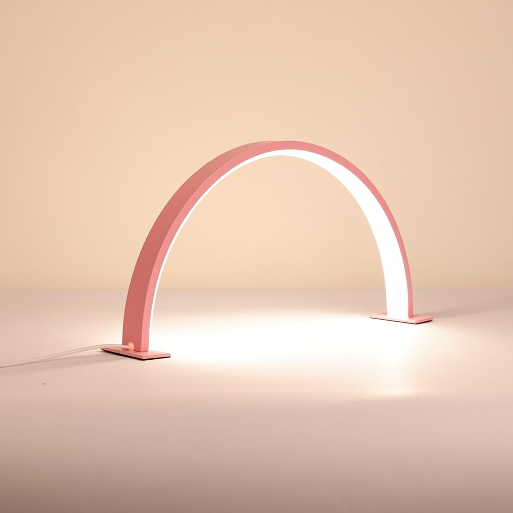 Mezza Luna Luce per Ufficio Unghie Lampada da Scrivania USB per Unghie Ciglia Tatuaggio Sopracciglio LED Tavolo Lampada da Lavoro Ufficio A