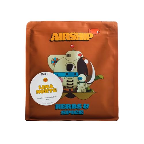 Airship Coffee Lima Norte Peru Whole Bean 250g