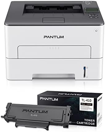 Pantum Monochrome Laser Printer Black and White Printer Wireless Small Computer Printer with Auto Duplex 2-Sided Printer Home Use with Mobile Printing and School Student, 30ppm P3012DW with TL-410