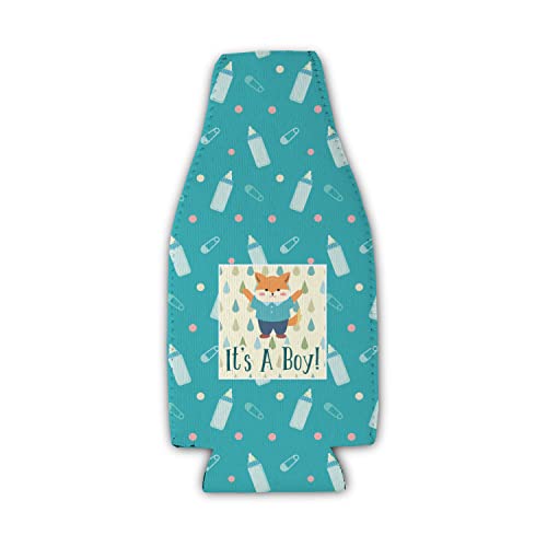 Personalized Baby Shower Zipper Bottle Cooler