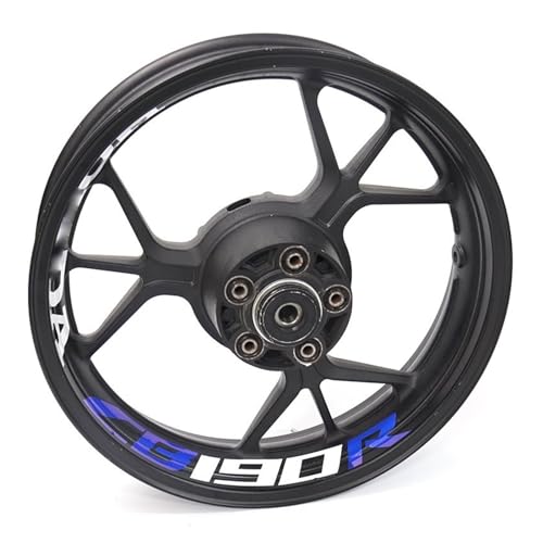Bande jante moto pour CB190R autocollant réfléchissant haute visibilité nuit