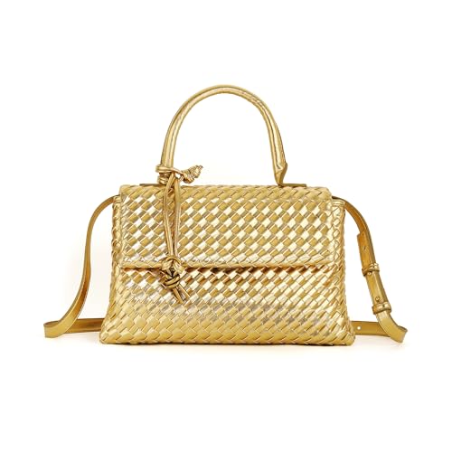 Bolso bandolera tejido para mujer miniatura 1