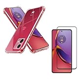 Capa Capinha Anti Impacto + Película Premium 9D Cerâmica Compatível Com Moto G84 5G - (Hard Glass Store)