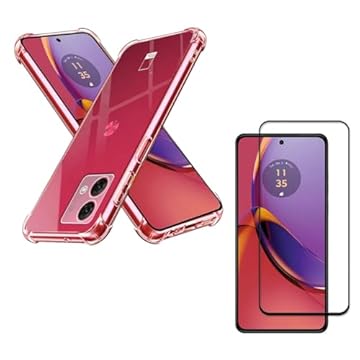 Capa Capinha Anti Impacto + Película Premium 9D Cerâmica Compatível Com Moto G84 5G - (Hard Glass Store)