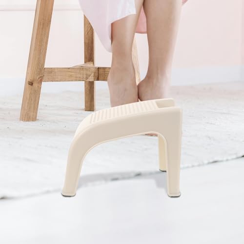 Repose-pieds plastique manucure professionnelle blanc pour esthéticienne