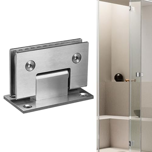 Bisagra de puerta de ducha, bisagra de puerta de ducha sin marco, bisagras de repuesto resistentes para puerta de cocina, bisagras de puerta, puertas de ducha, piezas de repuesto, garaje, baño,