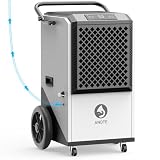 ANDTE 250 Pints Commercial Dehumidifier with Pump, Covers up to 4,400 sq. ft, Industrial Dehumidifier for Basements and Job Sites