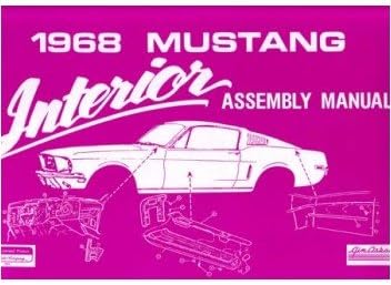 1968 FORD MUSTANG Interior Assembly Manual Book
