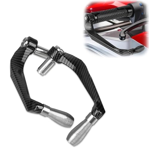 Protège-mains moto en alu et carbone argent pour BMW C600 Sport