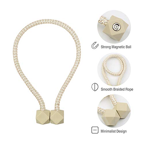 4 Pezzi Magnetico Fermatende Corda, Tende Tieback