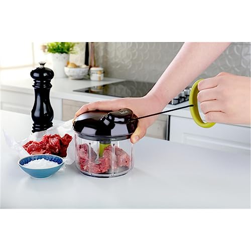 Miniatura 8 de Tefal 5 Segundos - Picadora Manual 900 Ml 2 Cuchillas De Acero Inoxidable, Sin Electricidad, Rápida Y Segura, Para Verduras, Cebolla, Frutos Secos, Guacamole, Fácil De Limpiar