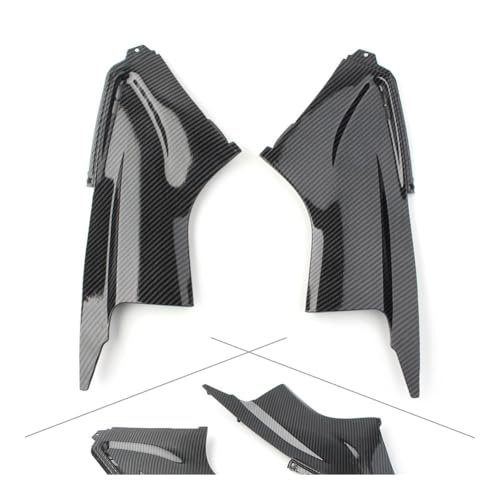 Couvercle de conduit d'air latéral YZF-R6 2003 insertion ABS carbone - 2