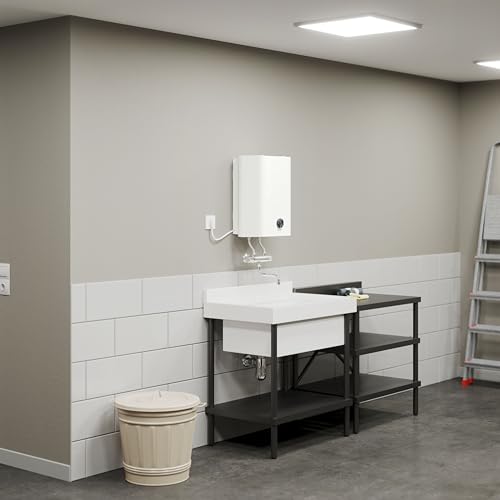 Neueste Generation STIEBEL ELTRON Boiler SNO 10 Plus, Übertisch Boiler 10 Liter Niederdruck, sehr kompakt, mit Stecker 230V, 2 kW, Made in Germany, 204983