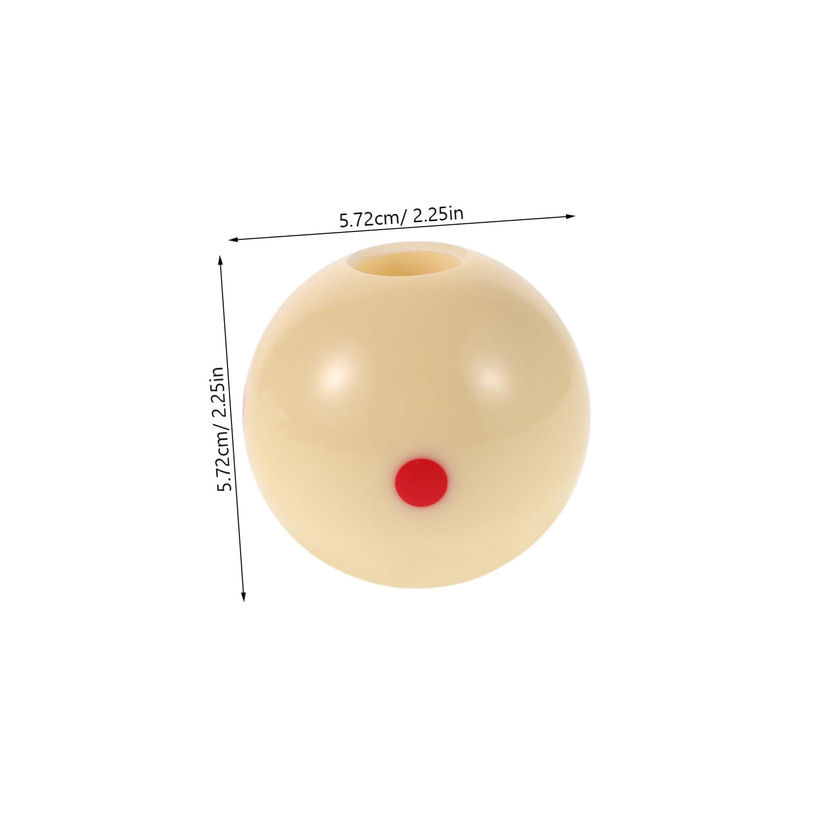 Mipcase Cue Ball Training Device Lightweight Snooker Training Ball for Billiards Practice