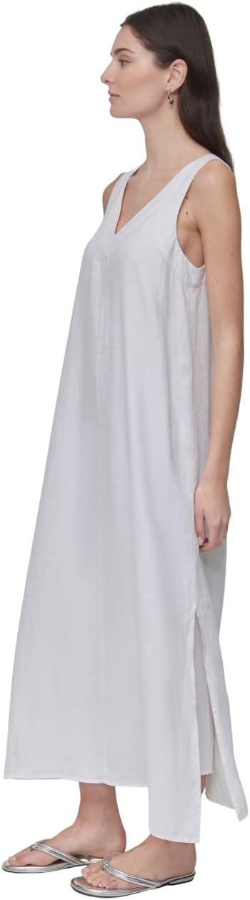 DKNY Womens Lightweight Linen Maxi Dress - Image 3