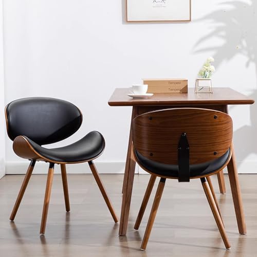 Silla de comedor tapizada fácil de limpiar con patas estables 3