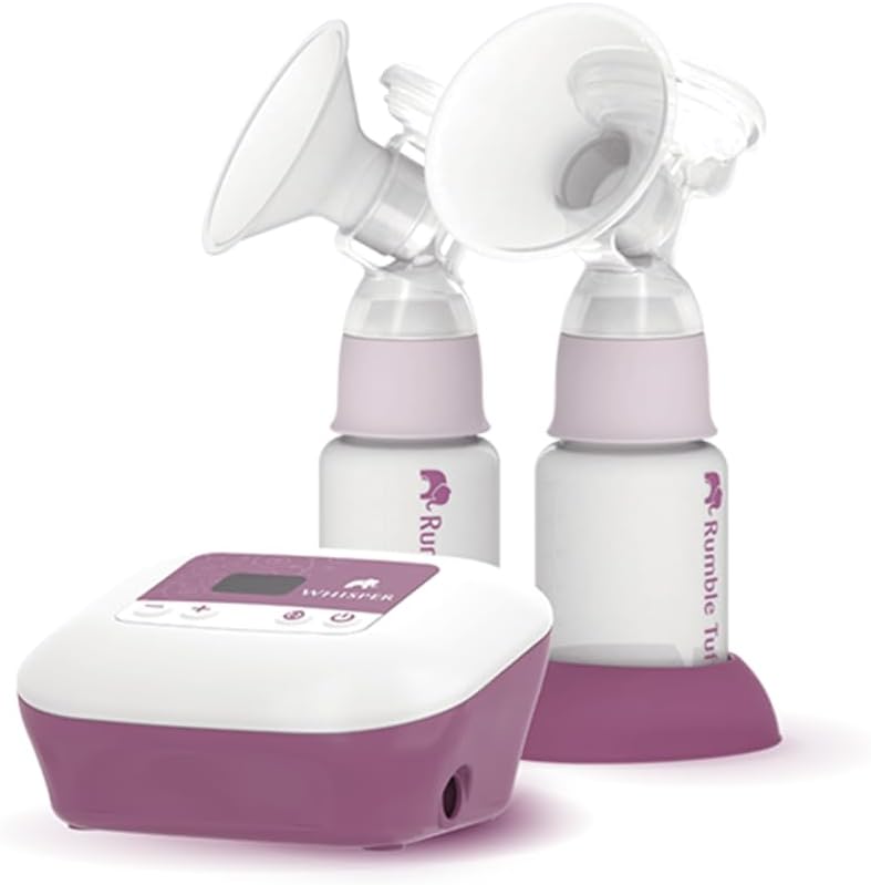 Rumble Tuff Whisper Electric Breast Pump with Classic Collection Kits and Cooler Backpack