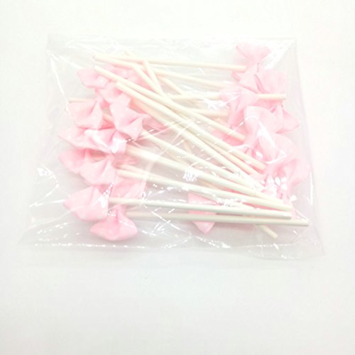 Paity Ribbon Bow Party Wedding Cupcake Toppers Birthday Cake Toppers Cake Decoration Bowknot Party Supplies Cupcake Toppers Wedding Cake Decoration/Set Of 20 #TOP3